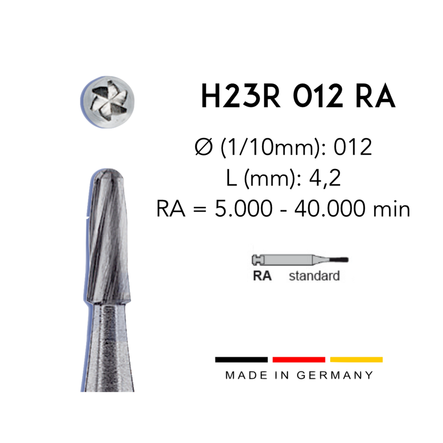 Hartmetall-Bohrer H23R – Ansicht 1