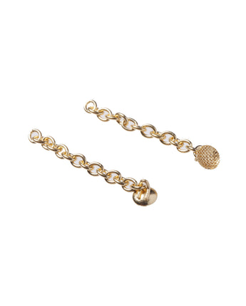 Knöpfchen mit Kette – Gold