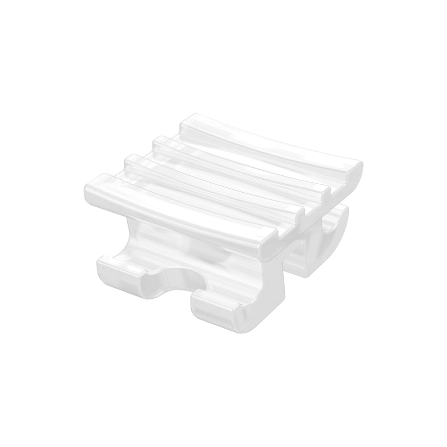 Vintera Ceramic Keramikbracket – Rückansicht der strukturierten Klebebasis