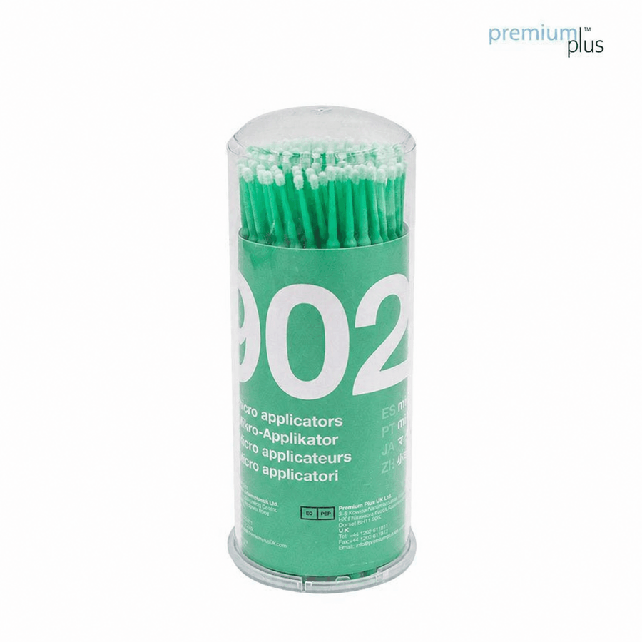 Premium Plus 902T Fine – Spender-Tube mit grünen Mikroapplikatoren