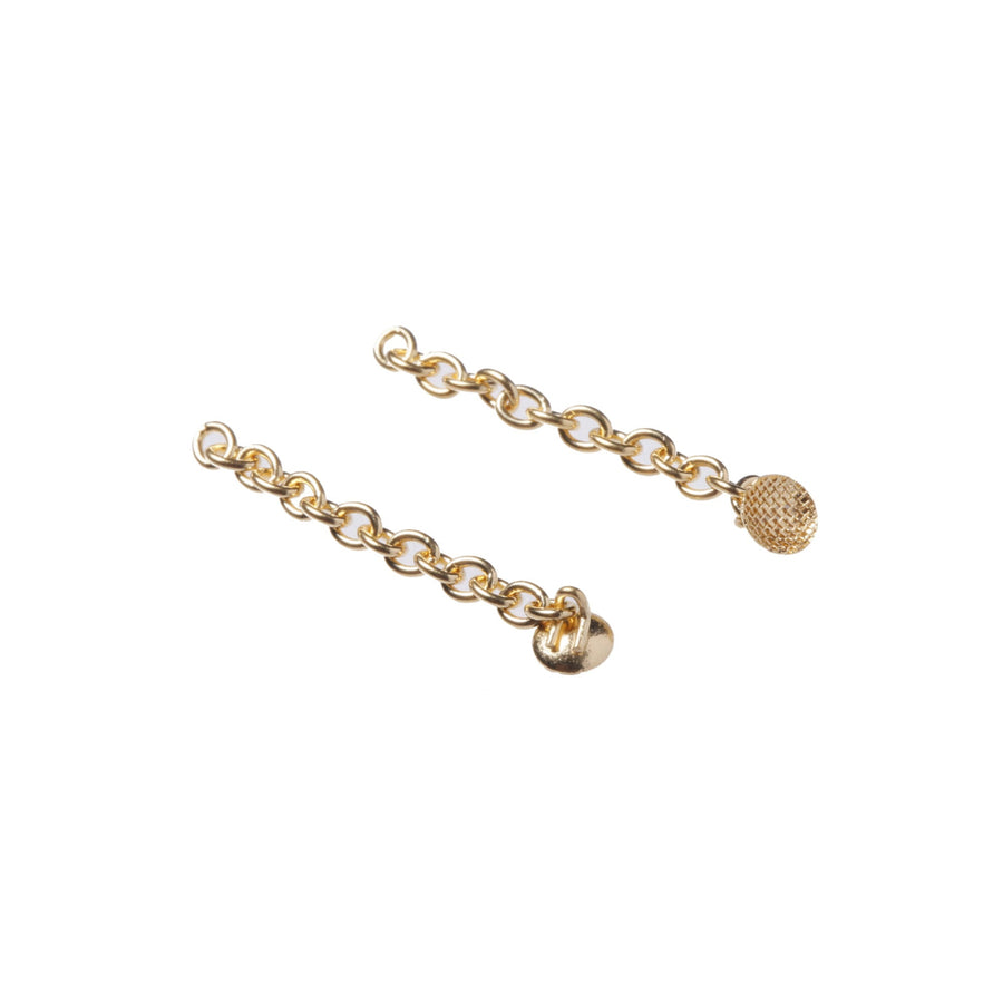 Knöpfchen mit Kette – Gold