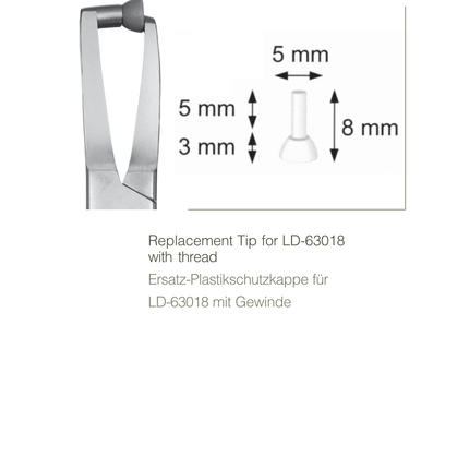 Einsatz aus Teflon für Zange (LD-63018)