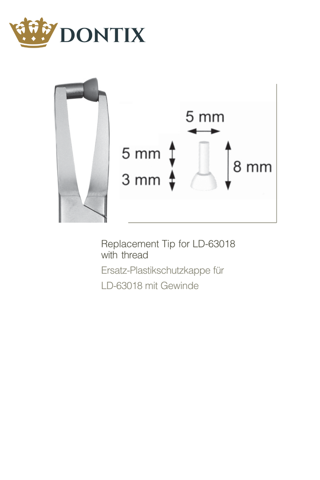 Einsatz aus Teflon für Zange (LD-63018)