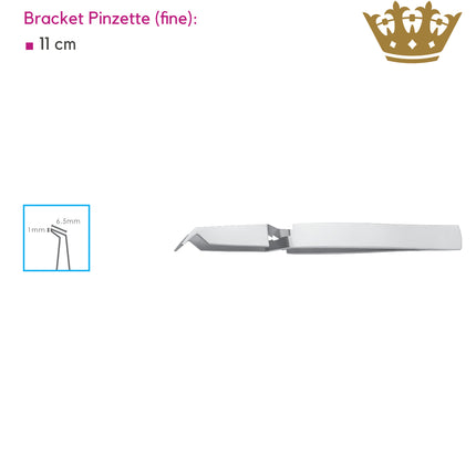 Brucelles de support (fines)