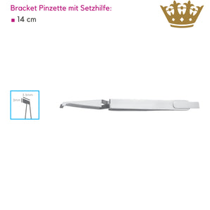Bracket Pinzette mit Setzhilfe