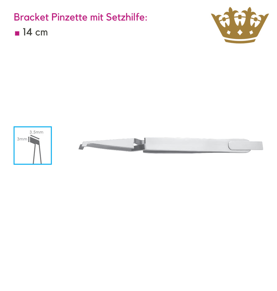 Bracket Pinzette mit Setzhilfe