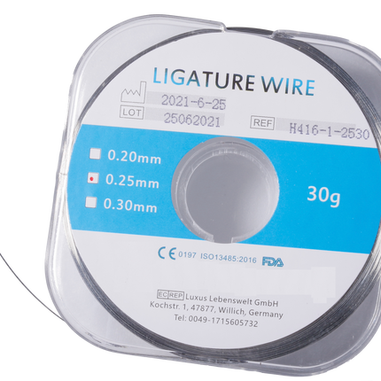 Stainless steel wire on a spool