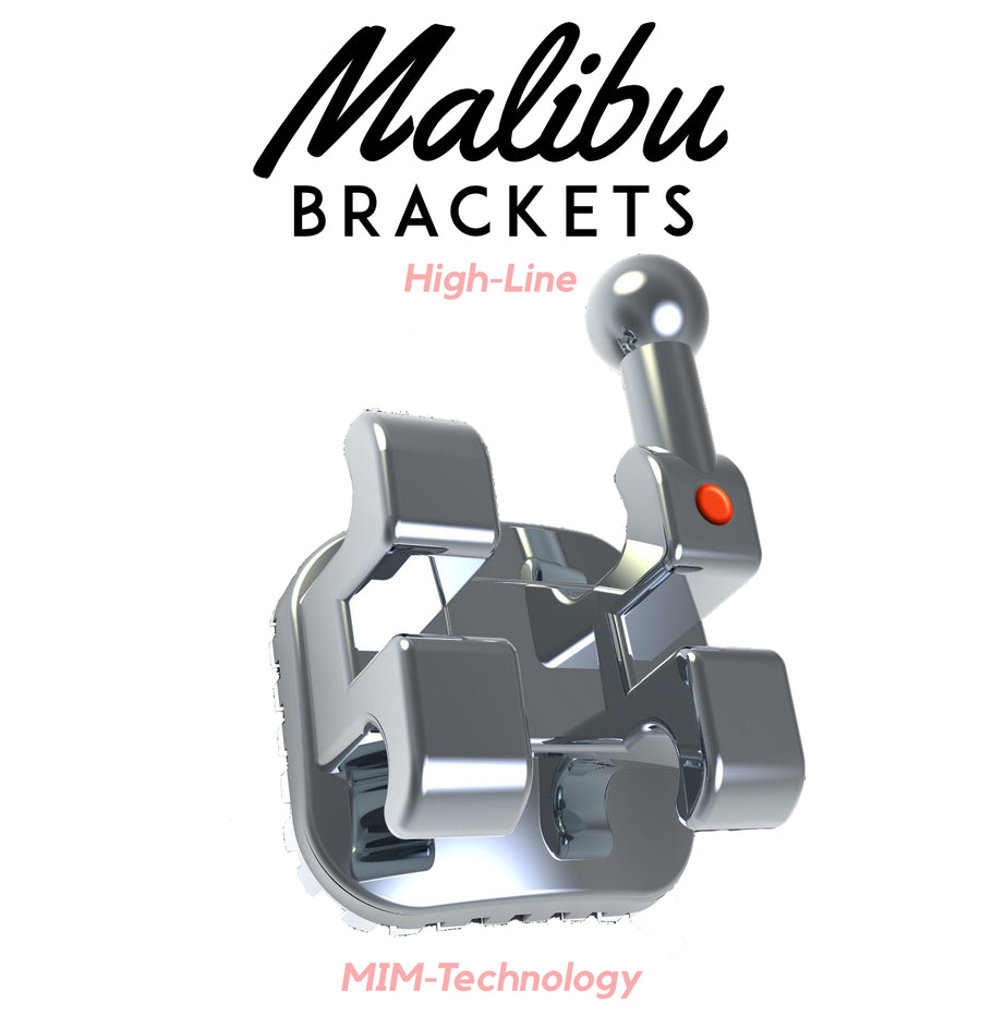 Malibu Monoblock Brackets (Nickelfrei) – Vorderansicht